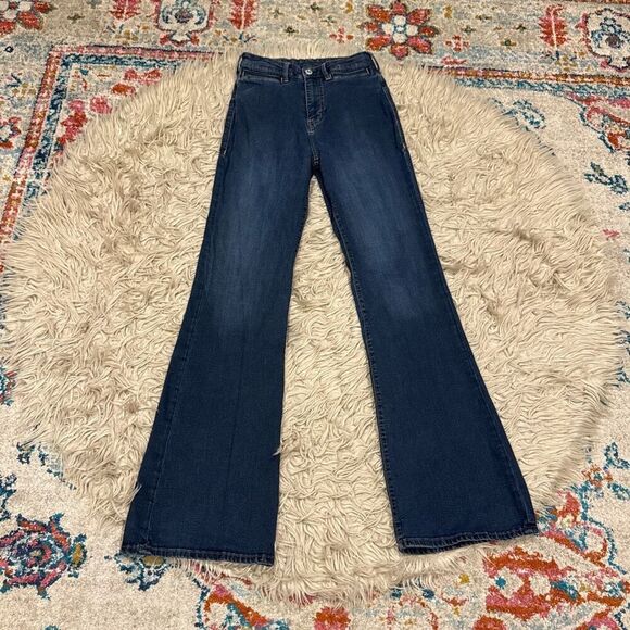True religion fey high rise modern flare jeans size 27 - Picture 1 of 6